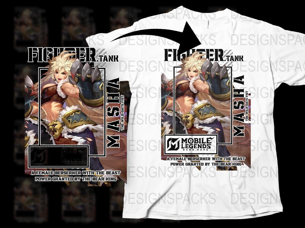 Mobile Legends T-Shirt Fighter Tank Game Inspired Graphic Tee, Unisex Fashion Apparel
