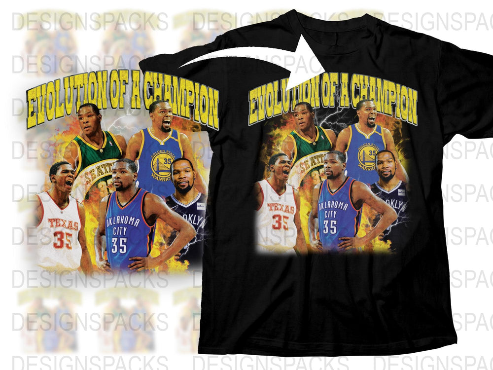 Evolution of a Champion T-Shirt, Basketball Star Graphic Tee, Sports Fan Gift, Collector's Item