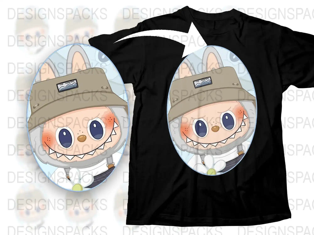 Cute Astronaut Chibi Character T-Shirt, Space Explorer Kids Tee, Cartoon Graphic Shirt for Children