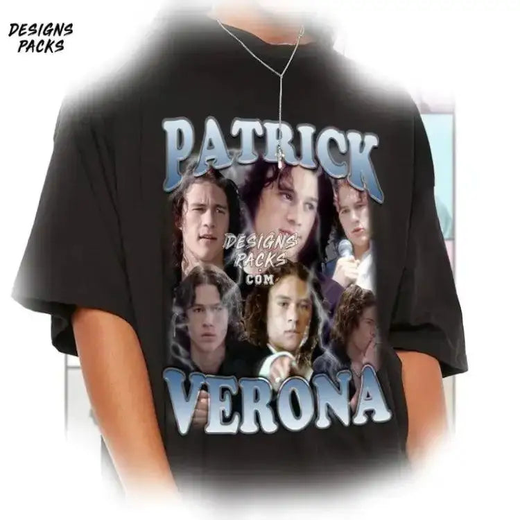 90S Actor Heath Ledger Movies Patrick Verona Bootleg Png Design
