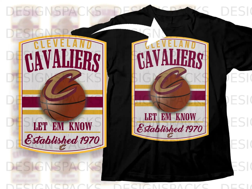 Cleveland Cavaliers Let Em Know Basketball T-Shirt