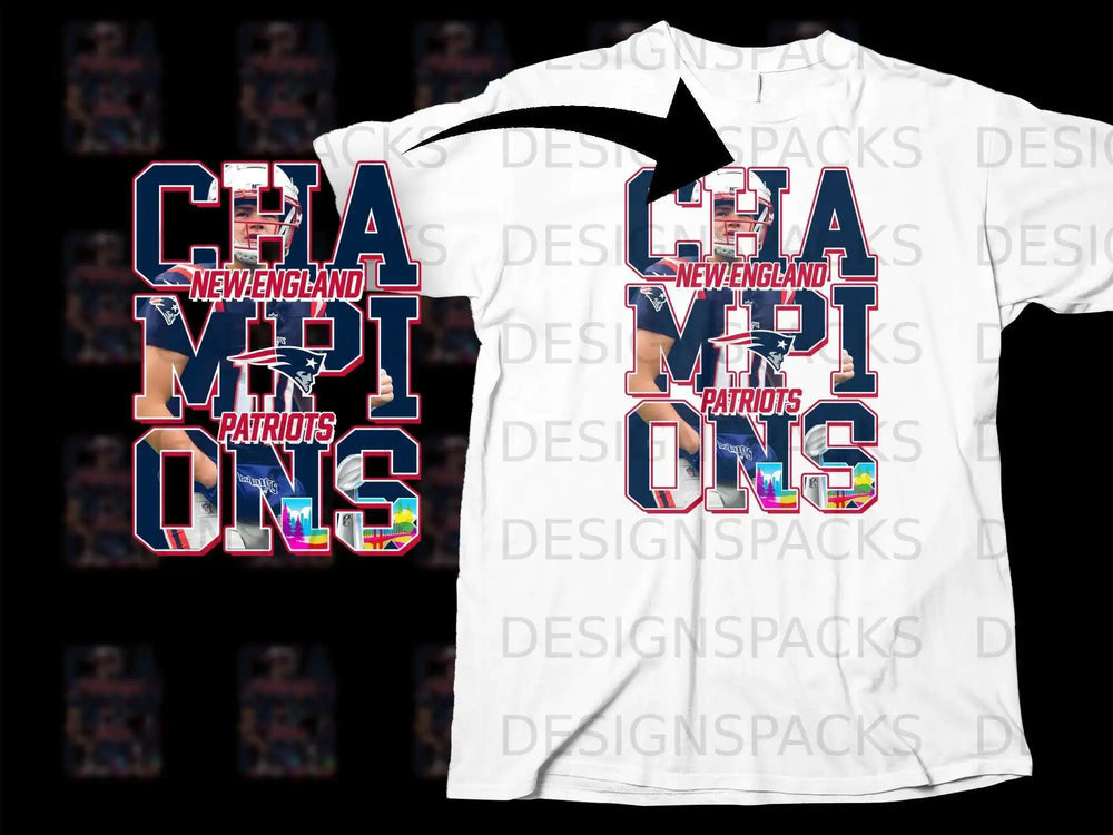 New England Patriots Champions Graphic Tee