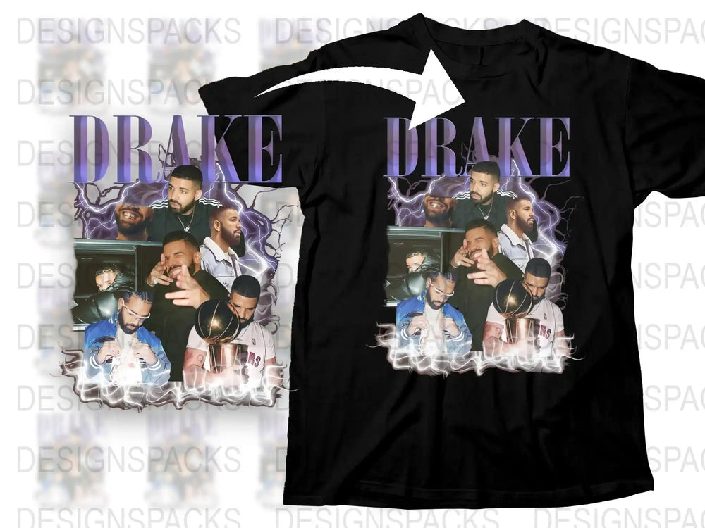 Graphic T-Shirt with Multiple Artist Images, Stylish Music Icon Printed Tee, Urban Fashion Top
