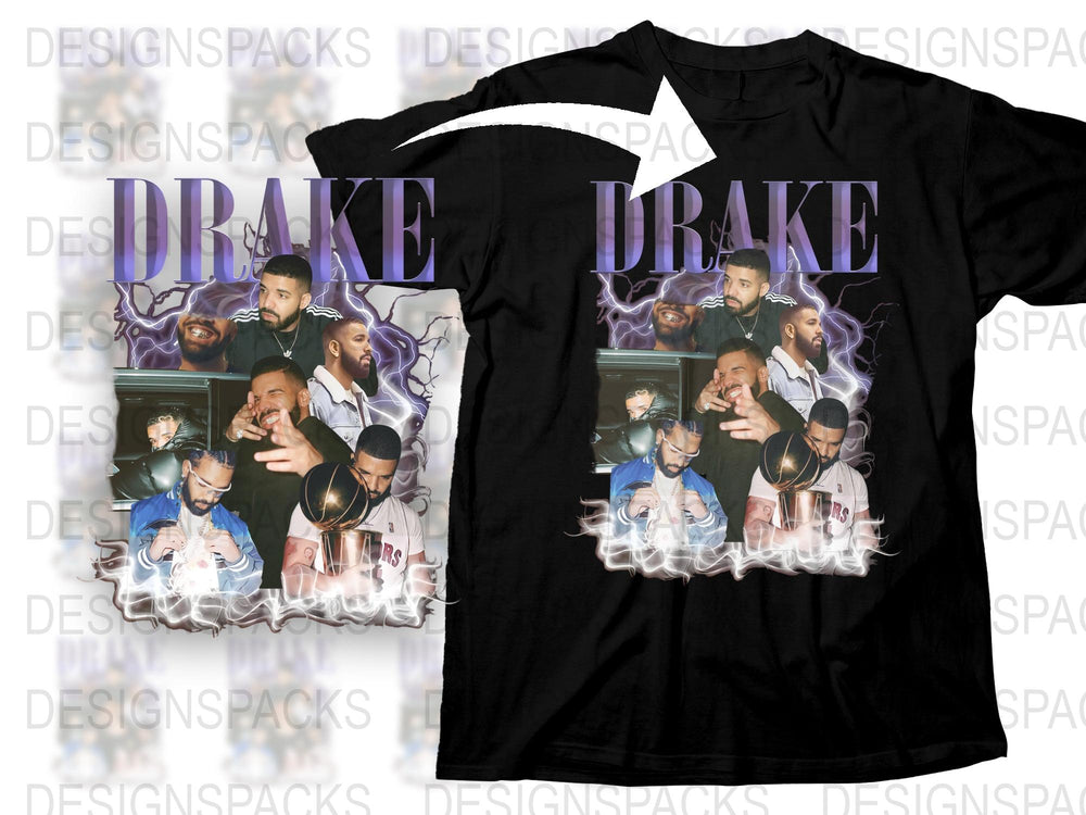 Graphic T-Shirt with Multiple Artist Images, Stylish Music Icon Printed Tee, Urban Fashion Top