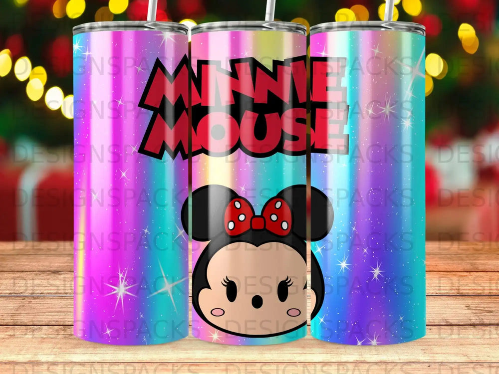 Minnie Mouse Gradient Sparkle Design Tumbler product type