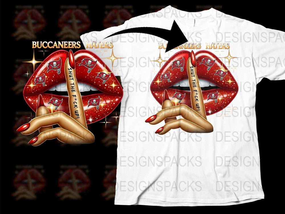 Buccaneers Lakers Football Basketball Fan T-Shirt, Unique Sports Hands Design, Trendy Game Day Apparel
