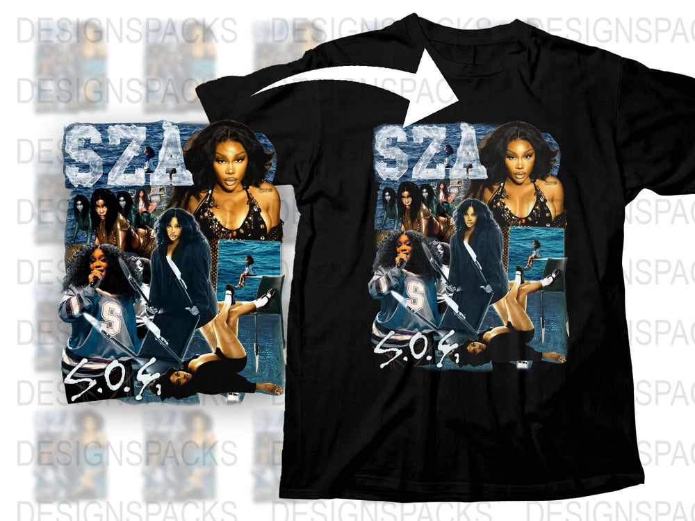 Graphic Tee with Female Musician Print, Stylish Pop Icon T-Shirt, Modern Fashion Apparel