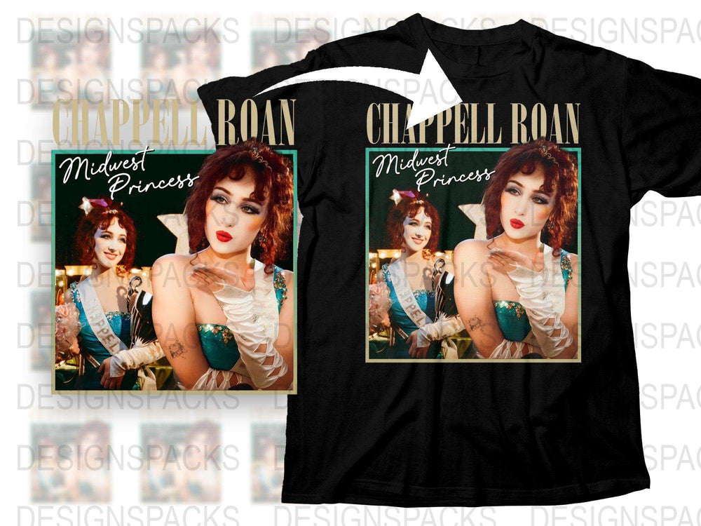 Vintage Midwest Princess T-Shirt, Retro Graphic Tee, Chappell Roan Inspired Design, Fashionable Casual Wear, Unique Gift Idea