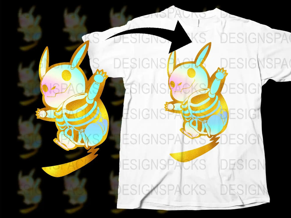 Cute Ghost Pikachu Shirt, Spooky Pokemon T-Shirt, Halloween Tee, Kids and Adults Sizes Available