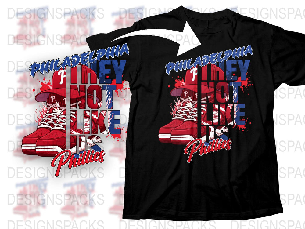 Philadelphia Phillies T-Shirt, Honey Love Graphic Tee, Red Sneakers Design, Baseball Fan Apparel