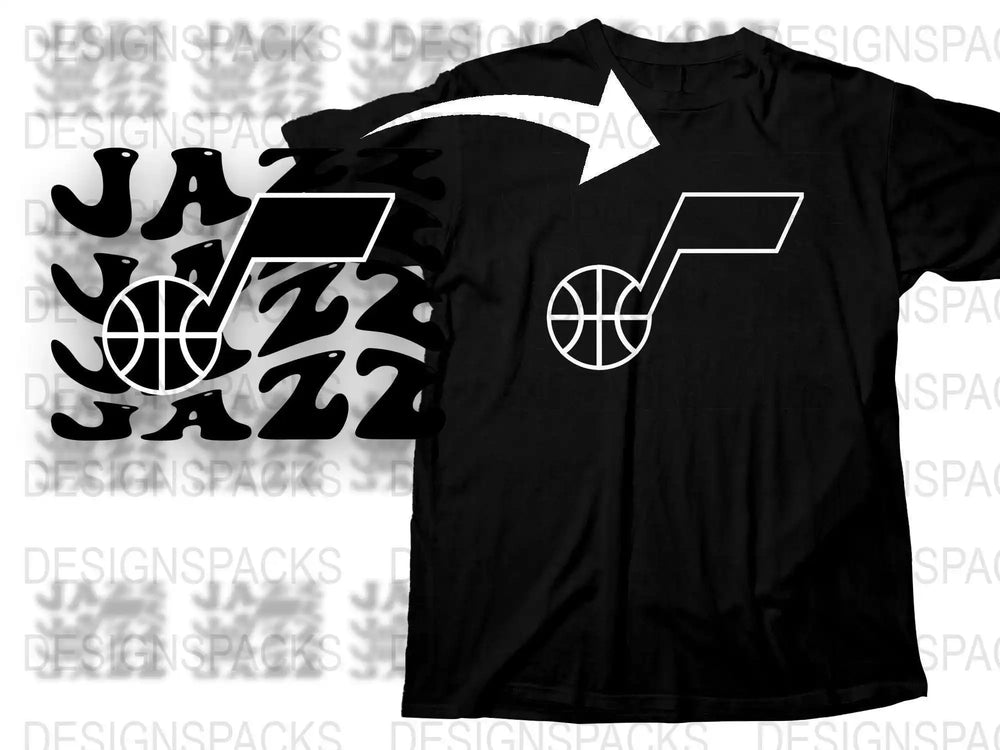 Jazz Music Lover T-Shirt, Cool Jazz Graphic Tee, Unique Musician Gift, Black Cotton Shirt