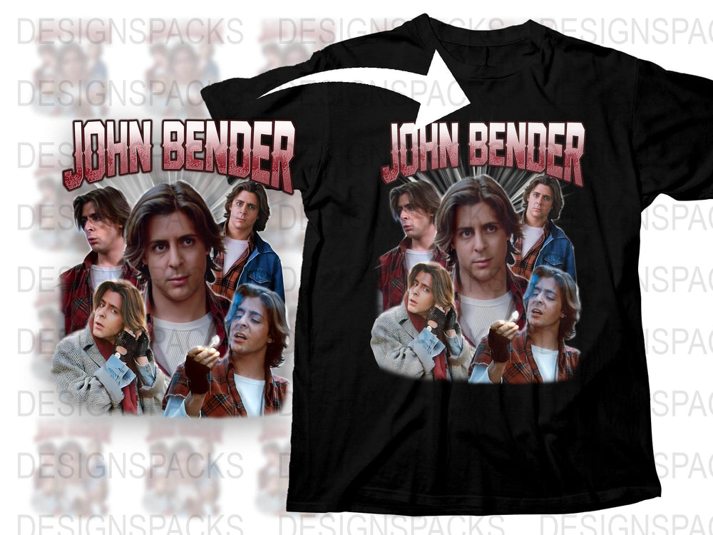 John Bender Retro Movie T-Shirt, Vintage Graphic Tee, Classic Film Character Shirt, 80s Nostalgia, Men's and Women's Sizes Available