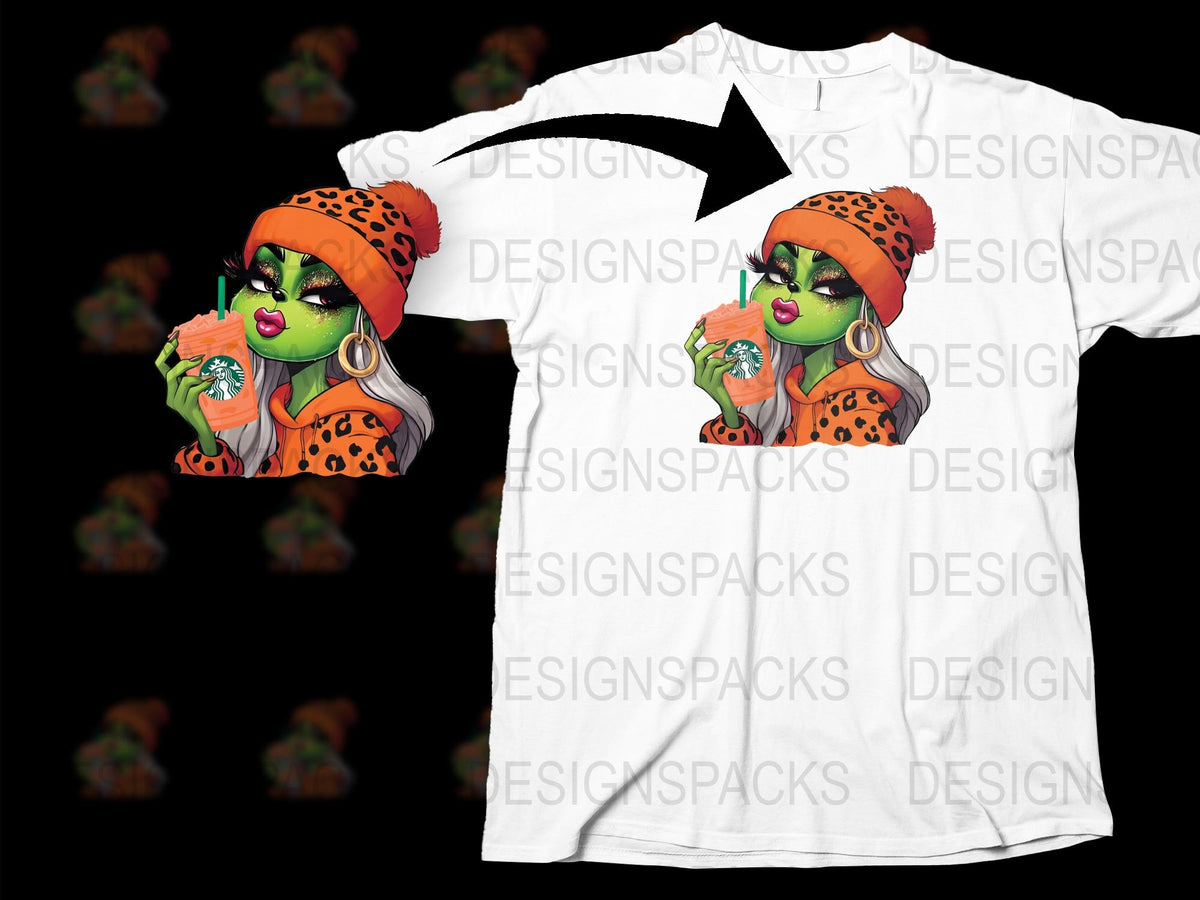 Funky Zombie Girl Eating Pizza Graphic T-Shirt, Colorful Leopard Print, Stylish Unisex Tee Design