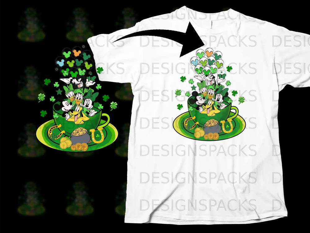 Disney St Patricks Day Lucky Mouse Friends Shamrock product type