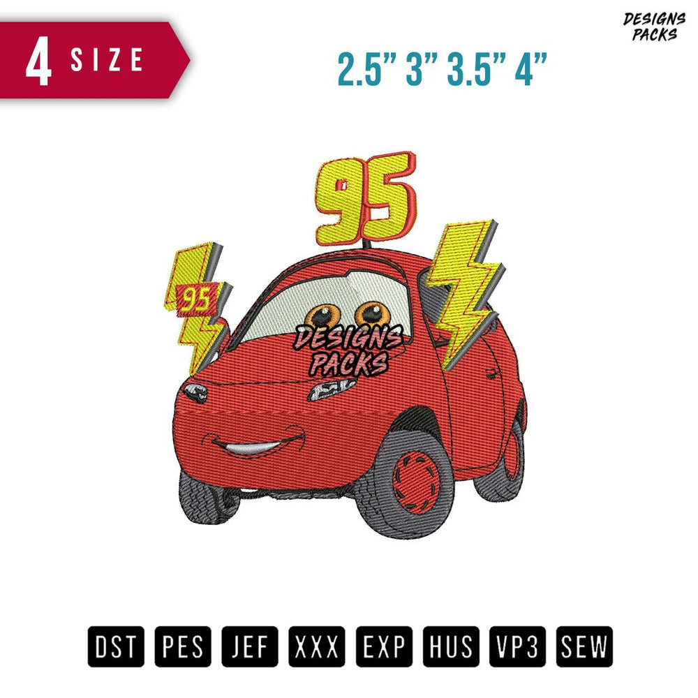 95 Mc Queen Light Embroidery Design