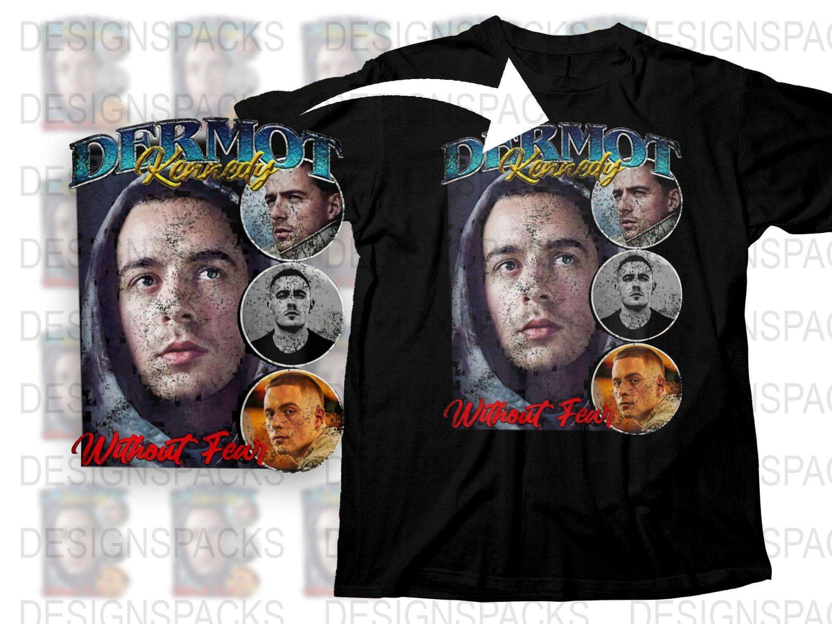 Dermot Kennedy Inspired T-Shirt, Without Fear Album Art, Music Fan Merch, Unisex Graphic Tee