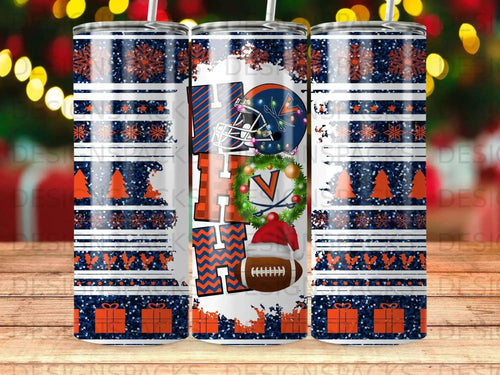 Virginia Cavaliers holiday tumbler with 