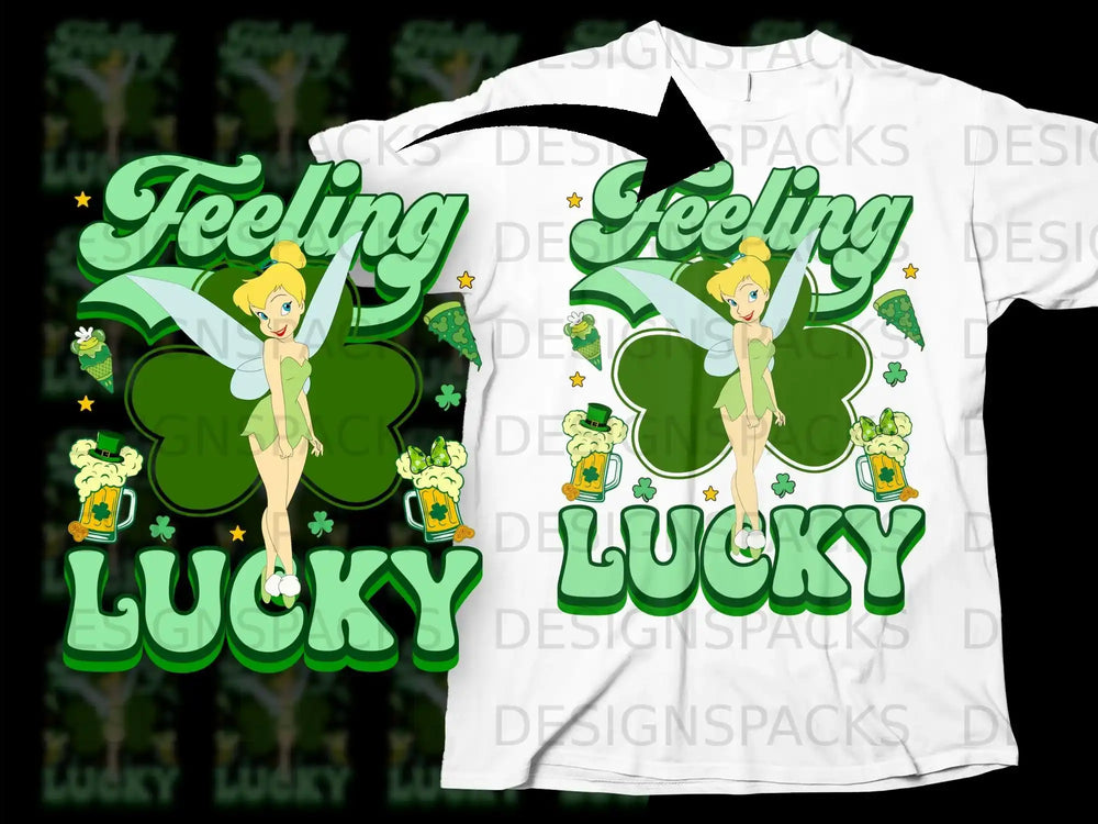 Feeling Lucky Tinker Bell St Patricks Day Fairy product type