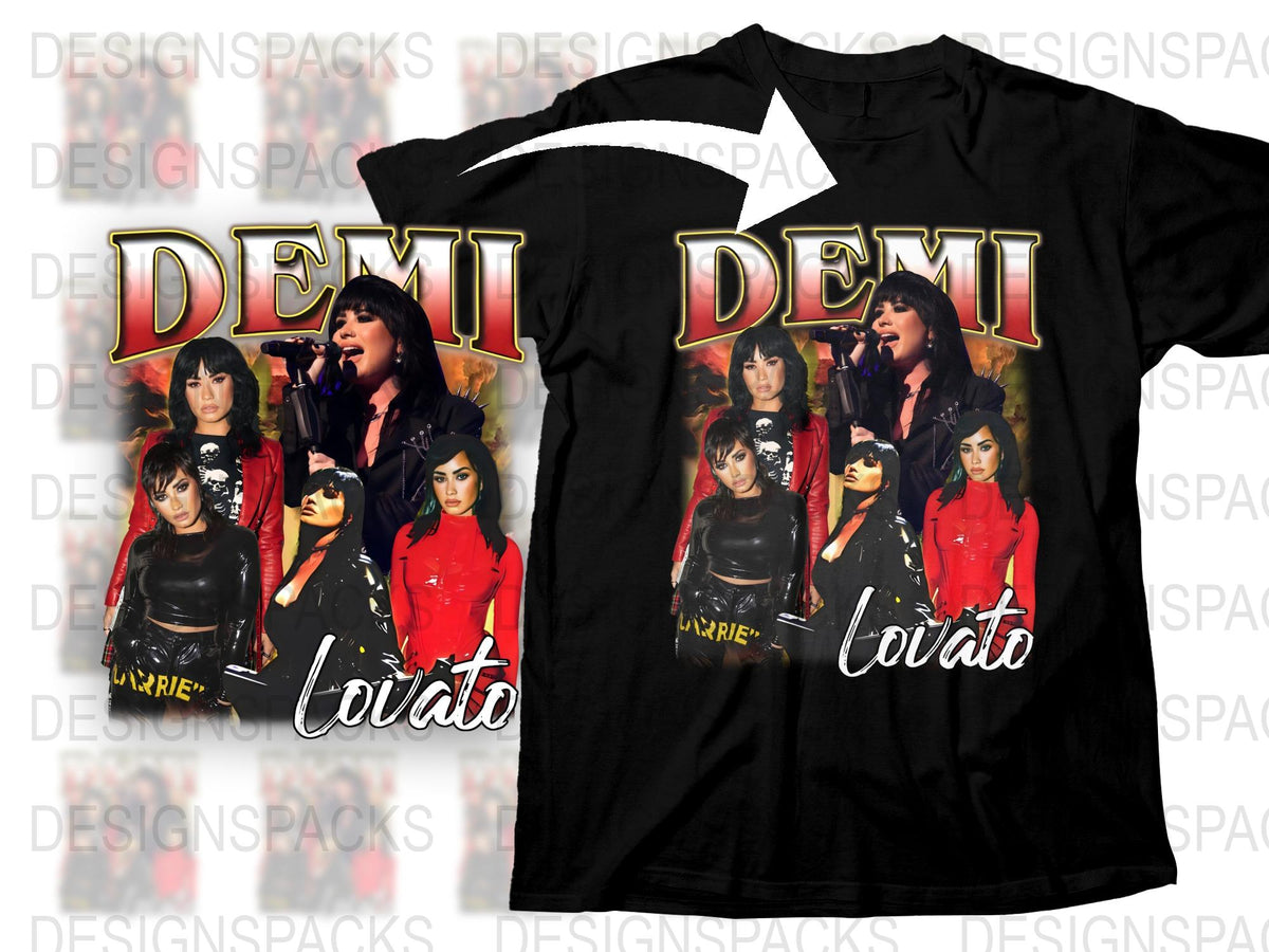 Demi Lovato Inspired T-Shirt, Vintage Graphic Tee, Pop Music Fan Apparel, Gift Idea
