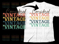 Vintage Inspired T-Shirt, Colorful Retro Typography, Unisex Fashion Tee, Soft Cotton Casual Wear