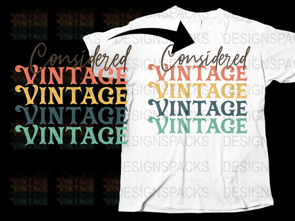 Vintage Inspired T-Shirt, Colorful Retro Typography, Unisex Fashion Tee, Soft Cotton Casual Wear