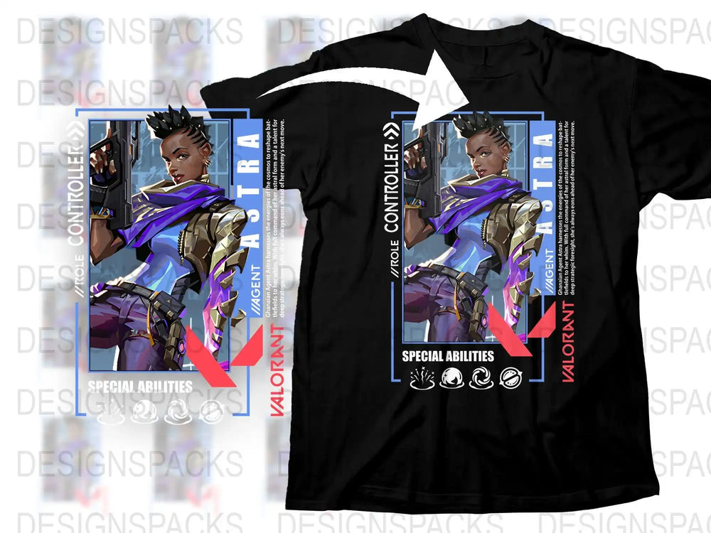 Valorant Agent Killjoy T-Shirt, Gaming Graphic Tee, Unisex Black Shirt, Cool Character Design, Gift for Gamers