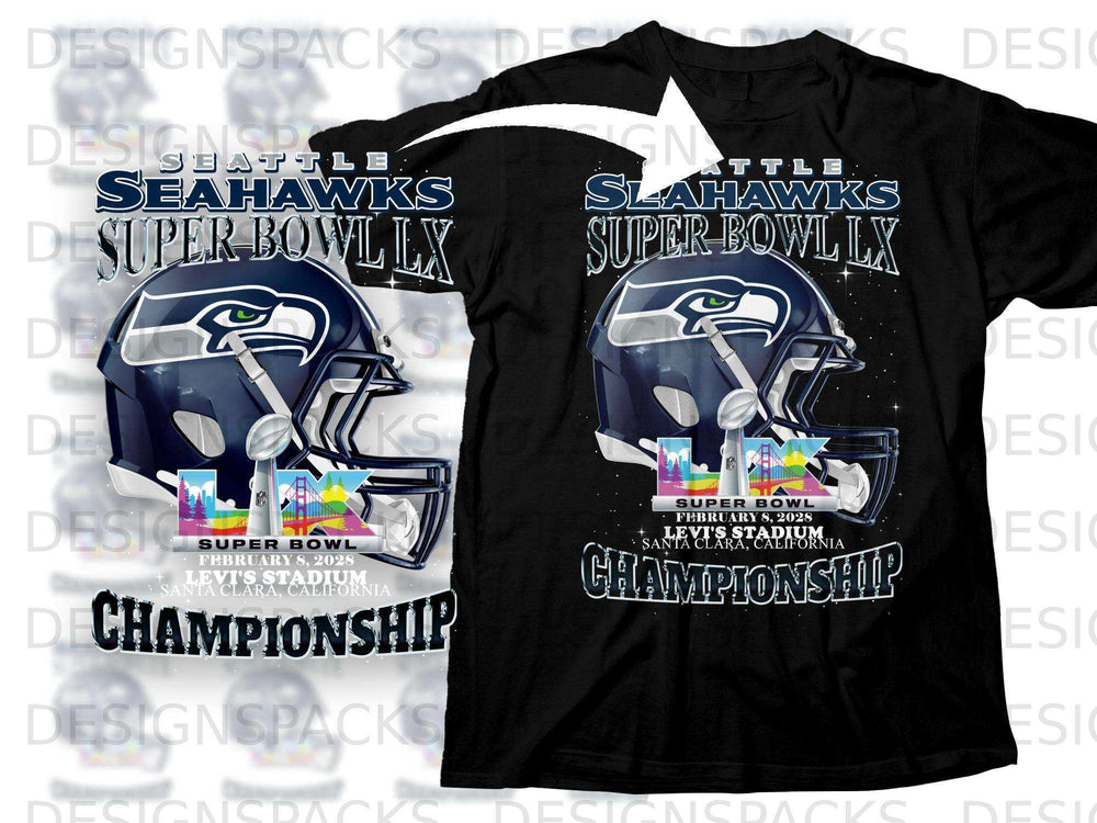 Seattle Seahawks Super Bowl LX Championship Shirt