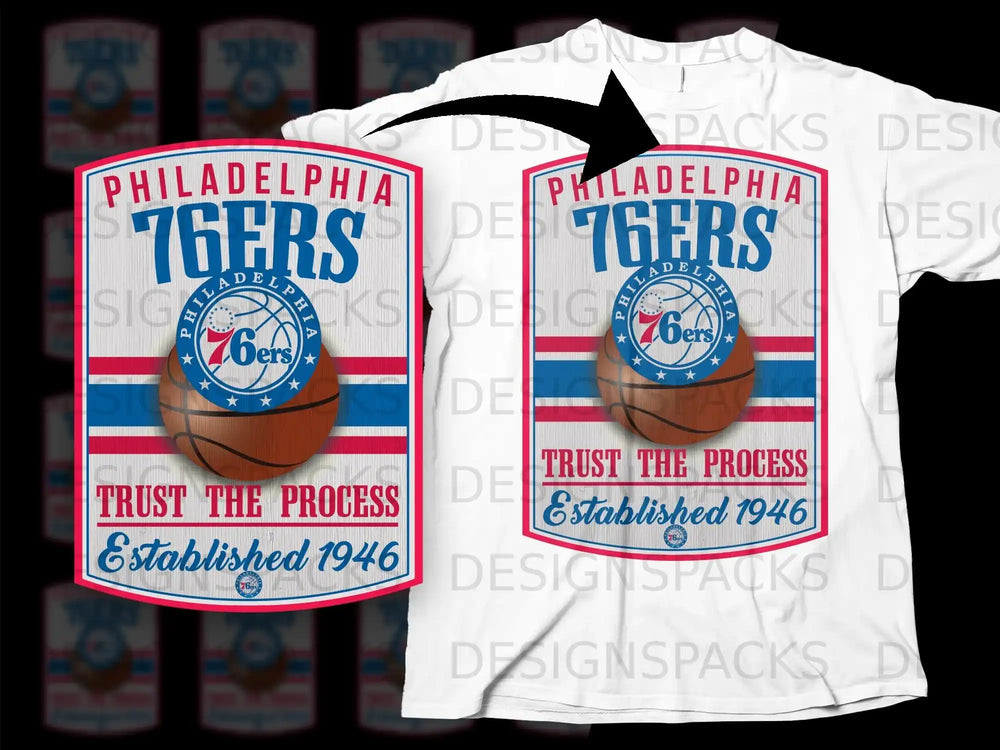 Philadelphia 76ers Trust The Process Established 1946 shirt