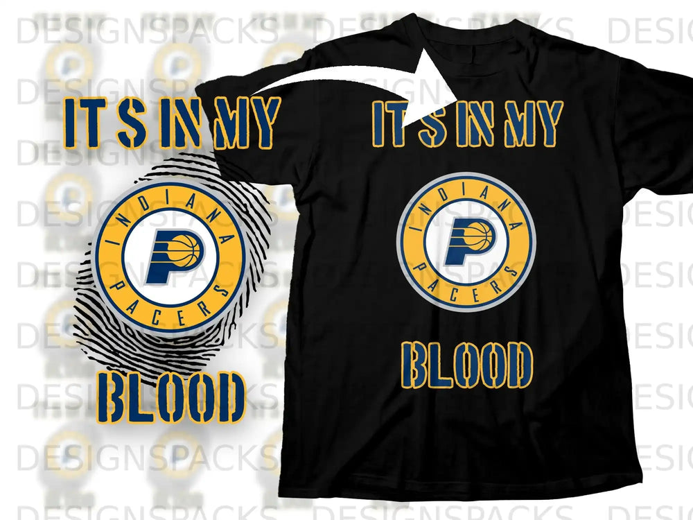 It's In My Blood Indiana Pacers Graphic Shirt