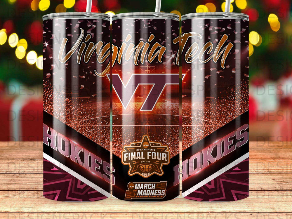 Virginia Tech Hokies NCAA Women's Final Four 2023 Dallas tumbler.