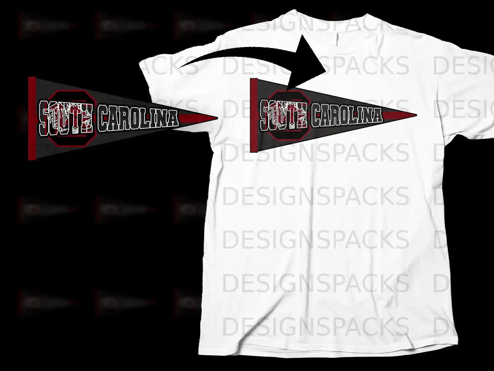 South Carolina Pennant Graphic T-Shirt