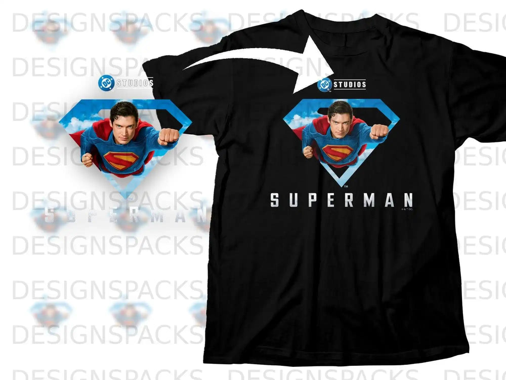 DC Studios Superman Graphic T-Shirt for Fans