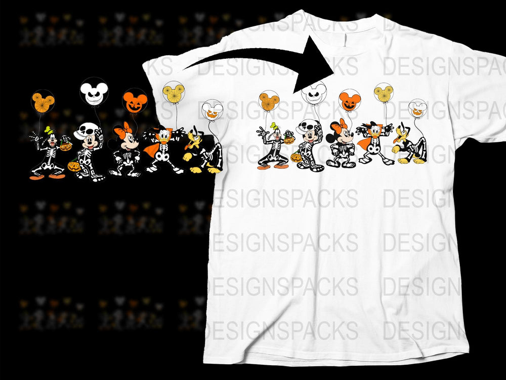 Cartoon Dog and Friends Graphic T-Shirt, Funny Animals White Tee, Cute Character Shirt for All Ages
