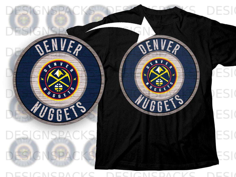 Denver Nuggets Basketball Team Logo T-shirt