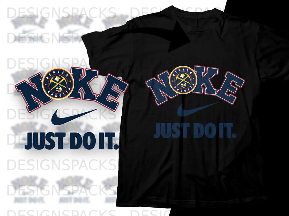 Denver Nuggets "Just Do It" t-shirt.