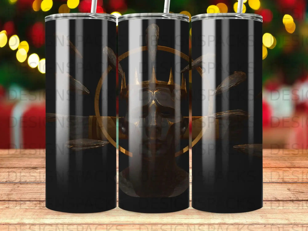 Spiked Crown Dark Figure Gold Circle product type