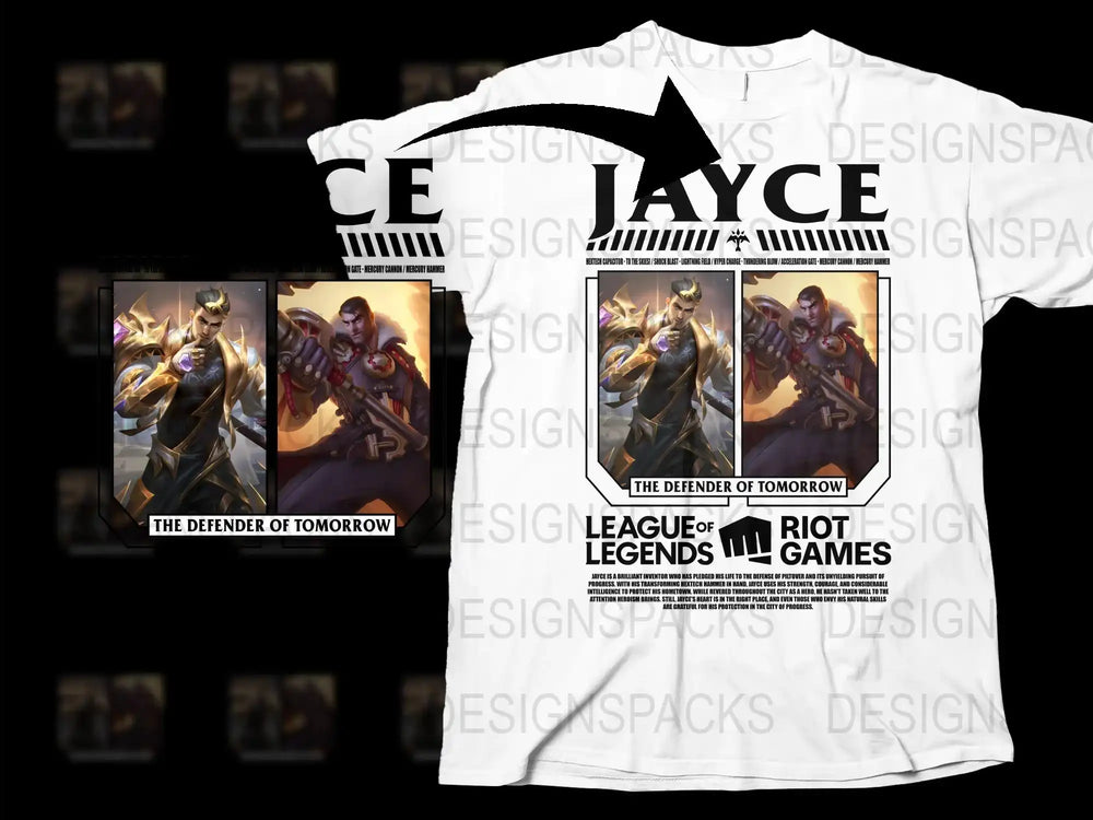 League of Legends Jayce T-Shirt, The Defender of Tomorrow, Gaming Merch, Unisex Graphic Tee