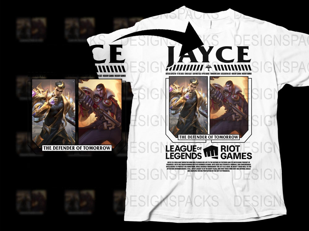 League of Legends Jayce T-Shirt, The Defender of Tomorrow, Gaming Merch, Unisex Graphic Tee