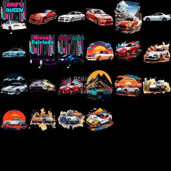 99 Artificial Intelligence Generated Cars Designs Bundle Png