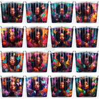 Load image into Gallery viewer, 99 Black Girl Beauty Tumbler Wrap Bundle Jpg
