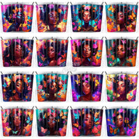 Load image into Gallery viewer, 99 Black Girl Beauty Tumbler Wrap Bundle Jpg
