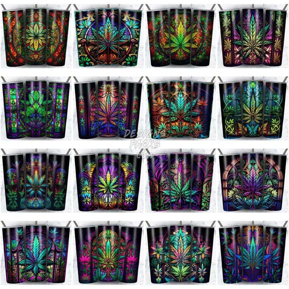 99 Cannabis Weed Tumbler Wrap Bundle Jpg