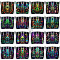 Load image into Gallery viewer, 99 Cannabis Weed Tumbler Wrap Bundle Jpg
