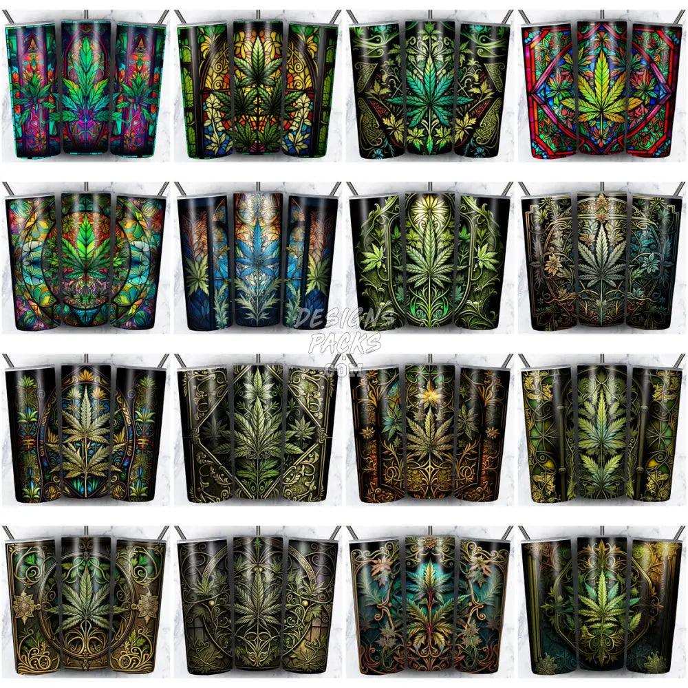 99 Cannabis Weed Tumbler Wrap Bundle Jpg
