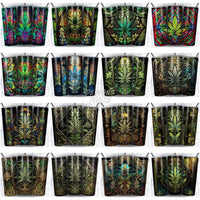 Load image into Gallery viewer, 99 Cannabis Weed Tumbler Wrap Bundle Jpg
