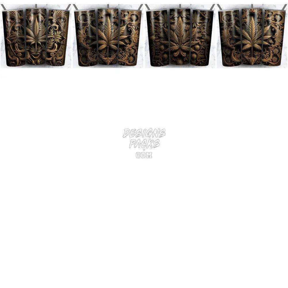 99 Cannabis Weed Tumbler Wrap Bundle Jpg