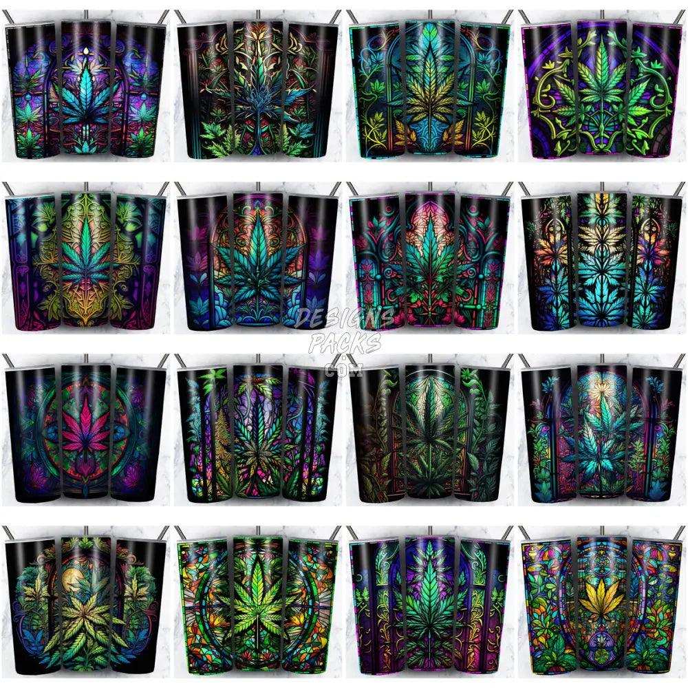 99 Cannabis Weed Tumbler Wrap Bundle Jpg