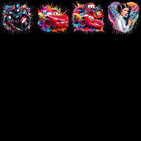 Load image into Gallery viewer, 99 Cartoon Popculture Color Drip Designs Bundle PNG
