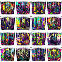 Load image into Gallery viewer, 99 Cartoon Zombie Tumbler Wrap Bundle Jpg
