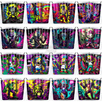 Load image into Gallery viewer, 99 Cartoon Zombie Tumbler Wrap Bundle Jpg
